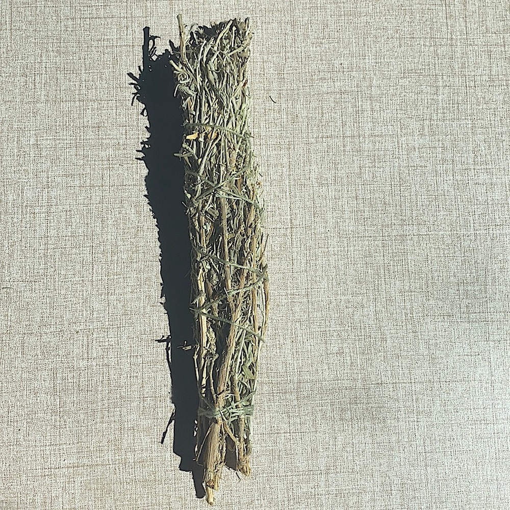 Colorado sage stick. Home grown, picked, and wrapped.